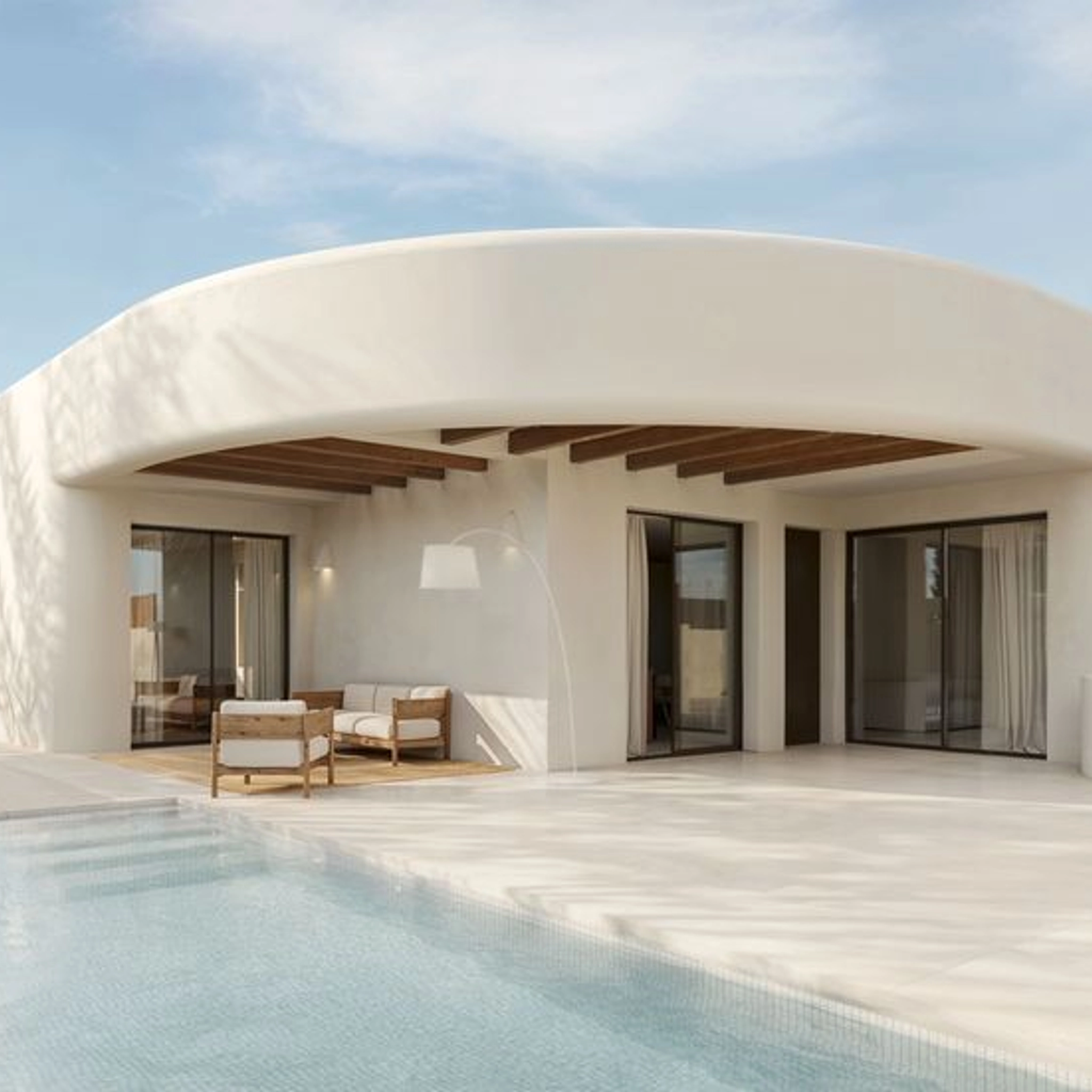 Moderna villor i ett plan – La Finca Golf (Algo..