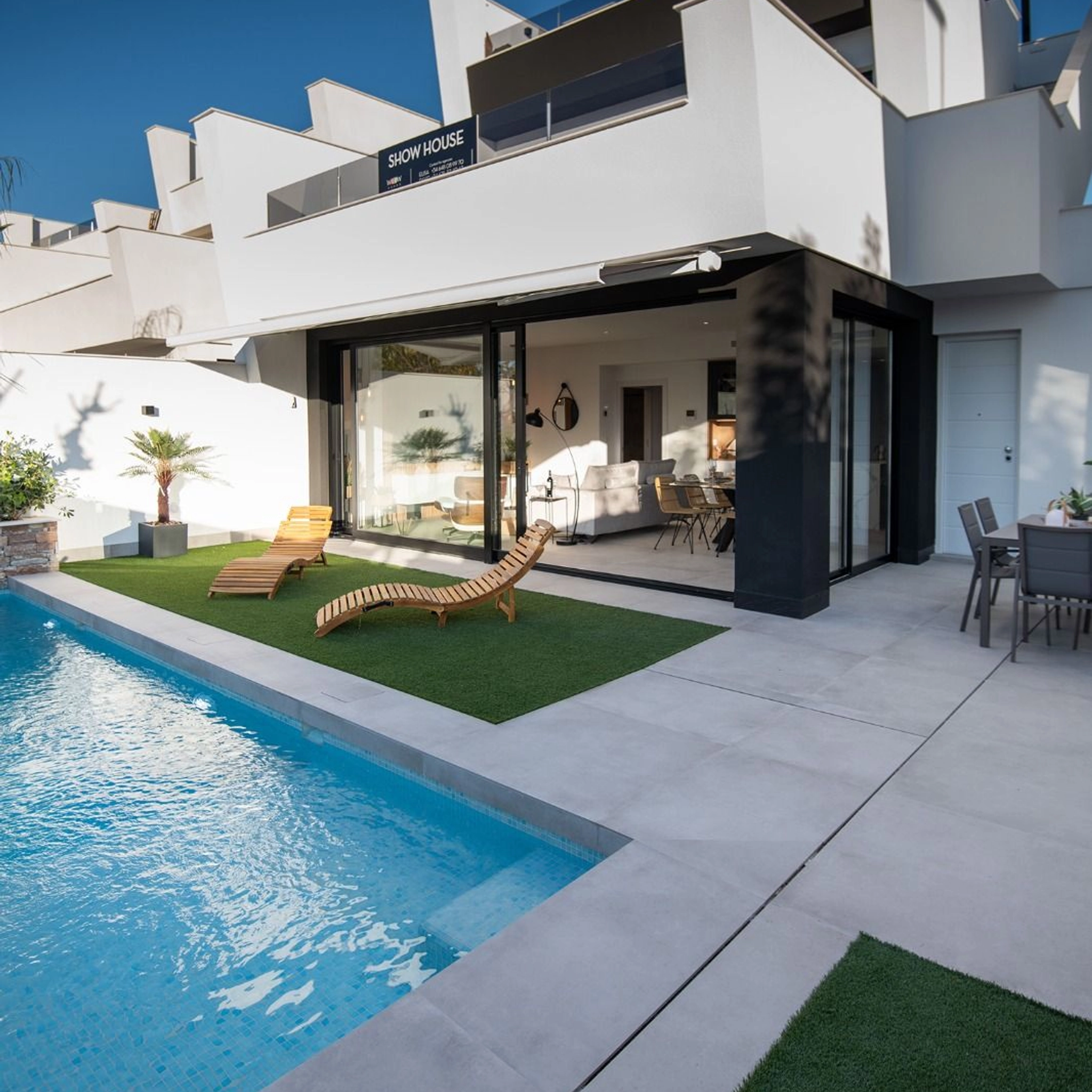 Fullt utrustad villa i modern stil- Santiago de..