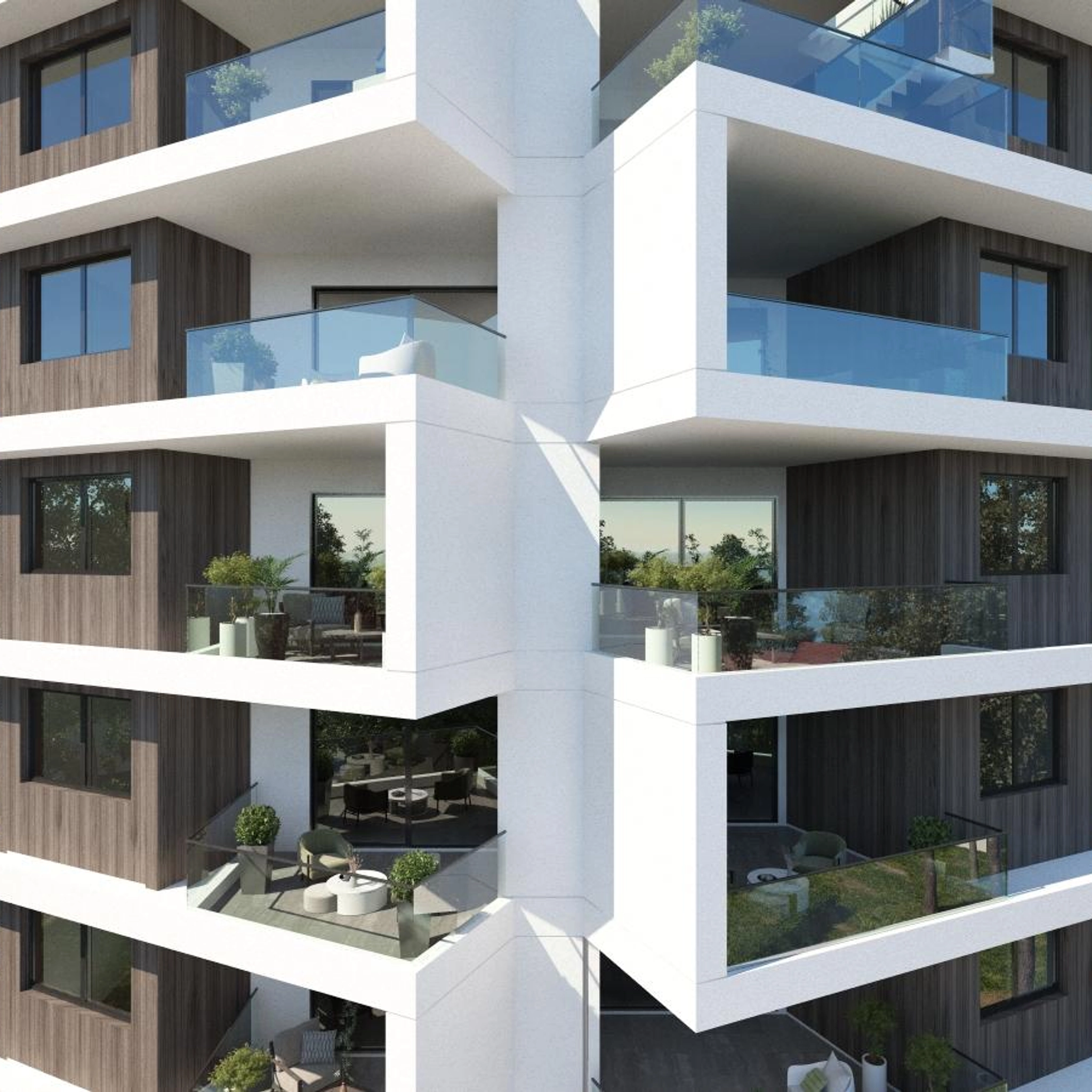 Centralt i Larnaca, lägenhet med 2 sovrum 3 badrum nära stranden.