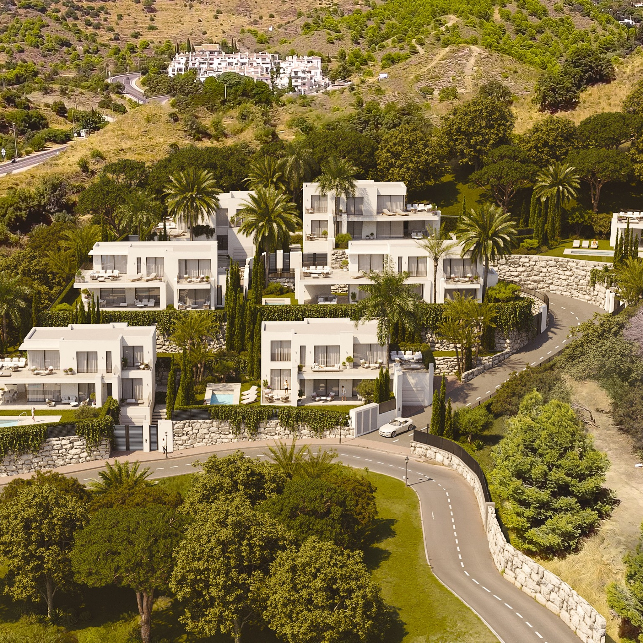 Exklusiva villor med fyra sovrum i Mijas Pueblo..