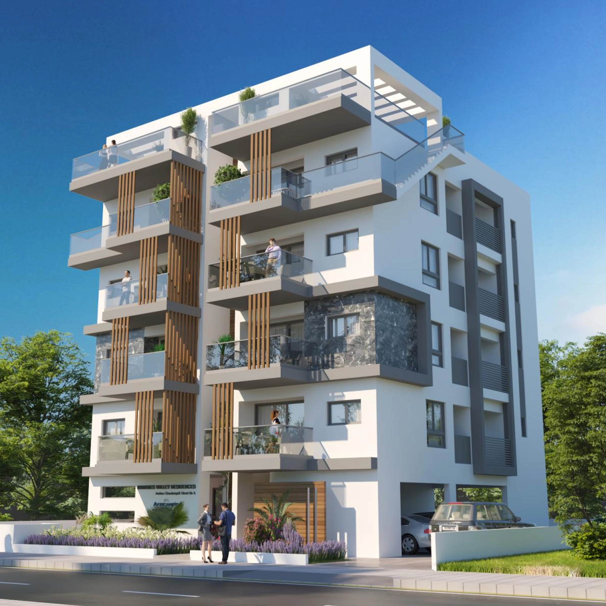 Central lägenhet i Larnaca, 2 sovrum