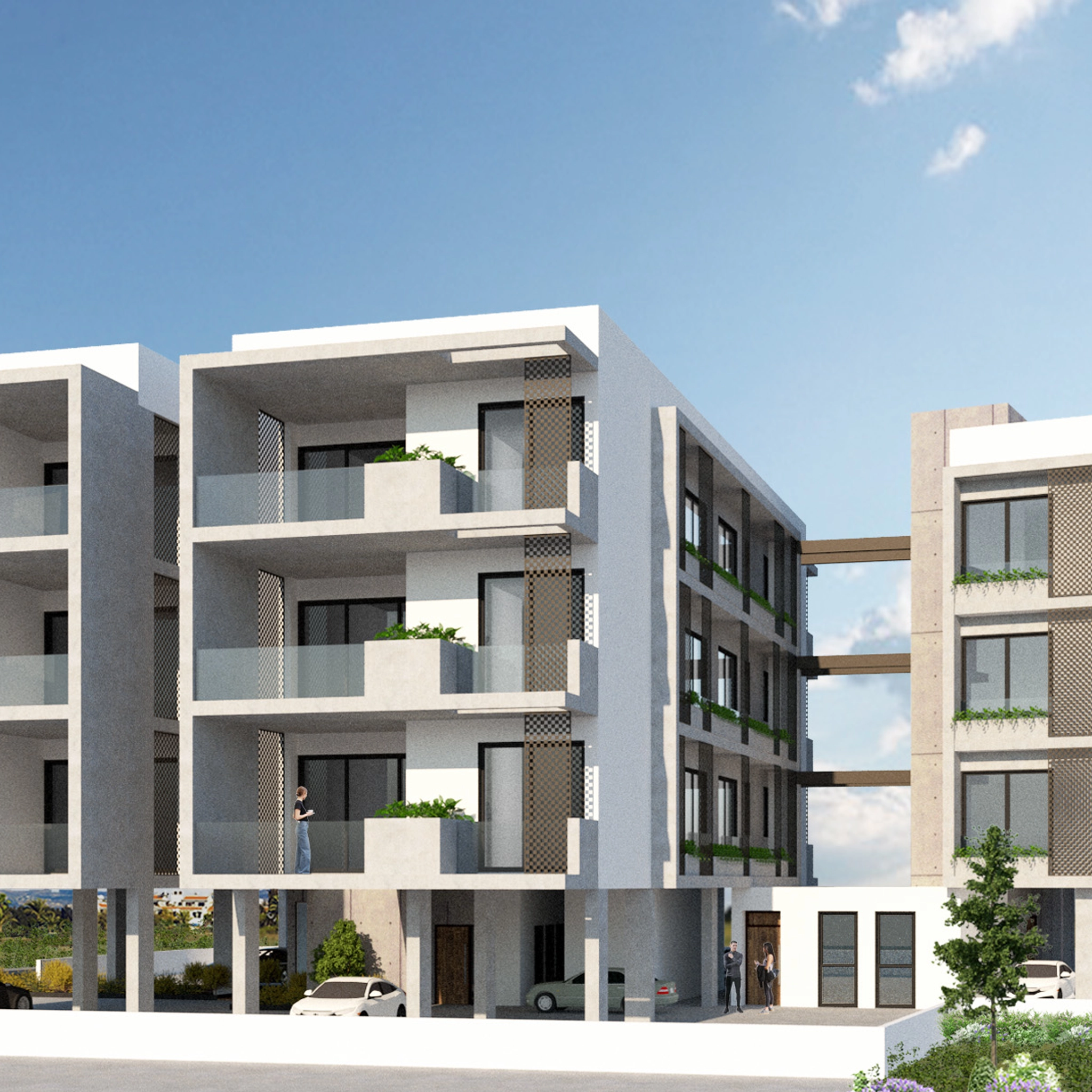 Lägenhet i Larnaca med 2 sovrum och 20 m2 terrass