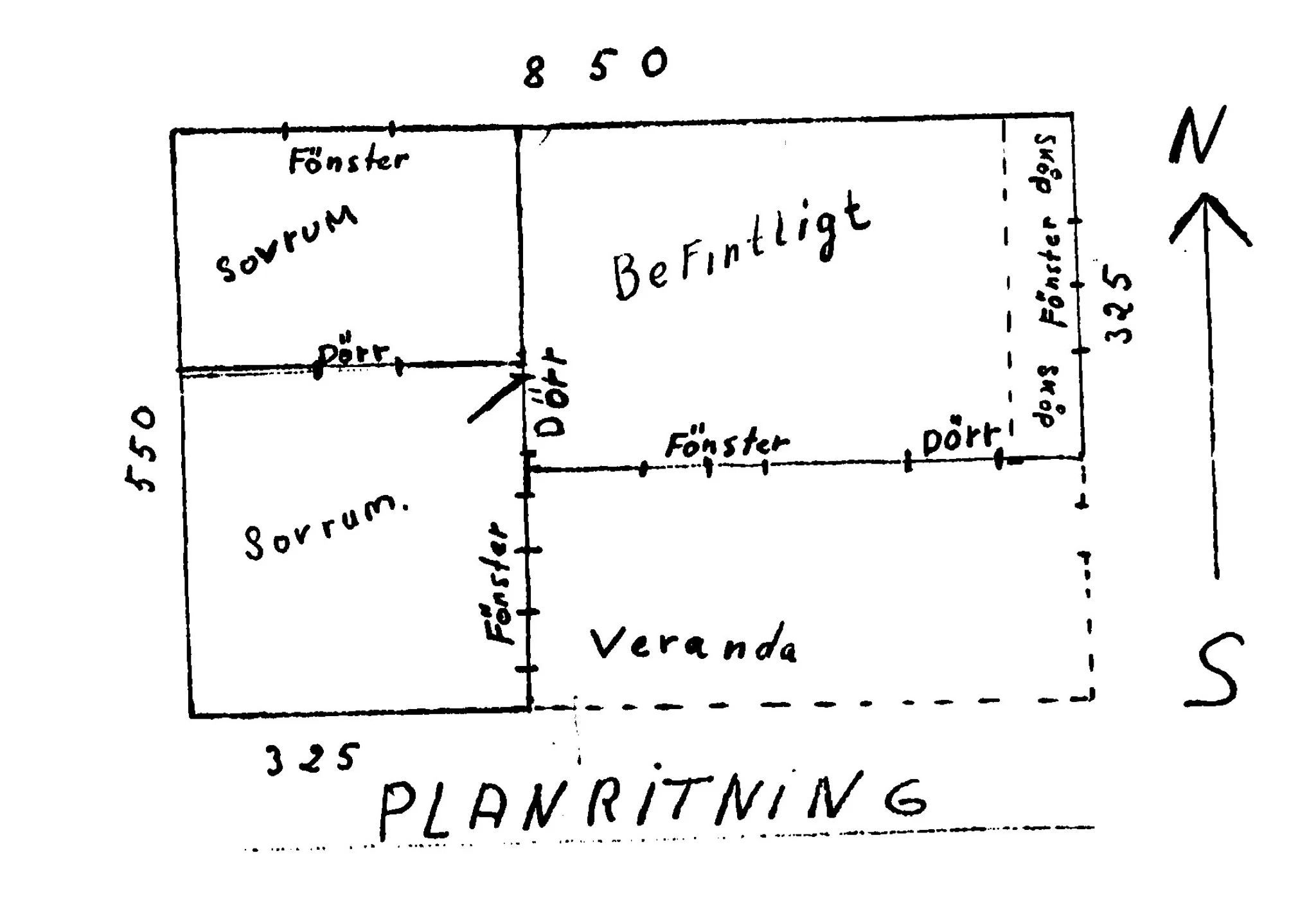Planritning nr 0