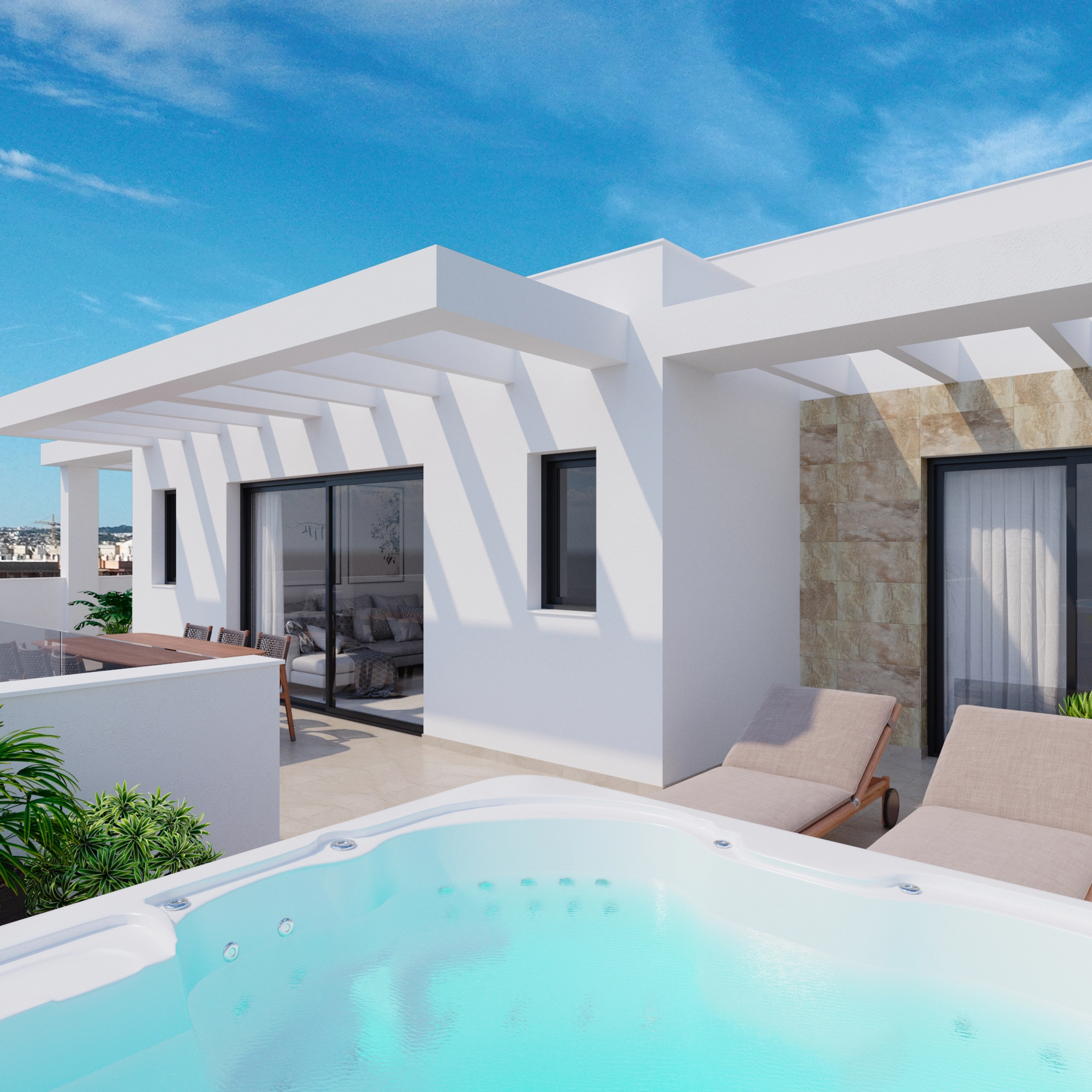 Lägenheter i modern stil i Torrevieja