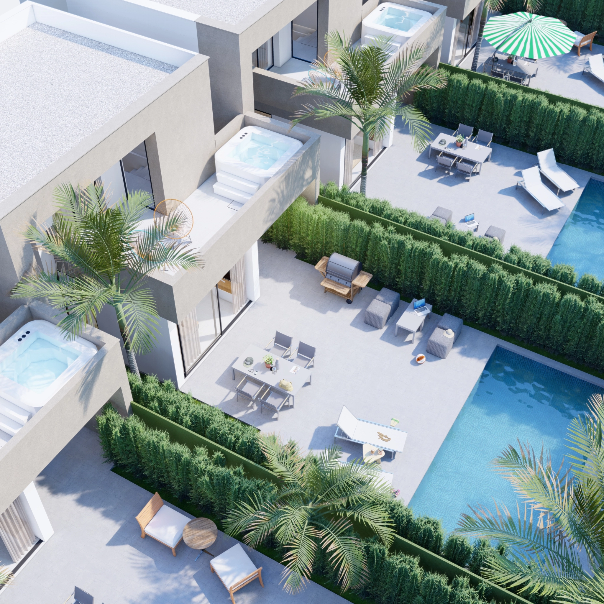 Lyxig villa med 2 sovrum i Los Urrutias, Murcia..