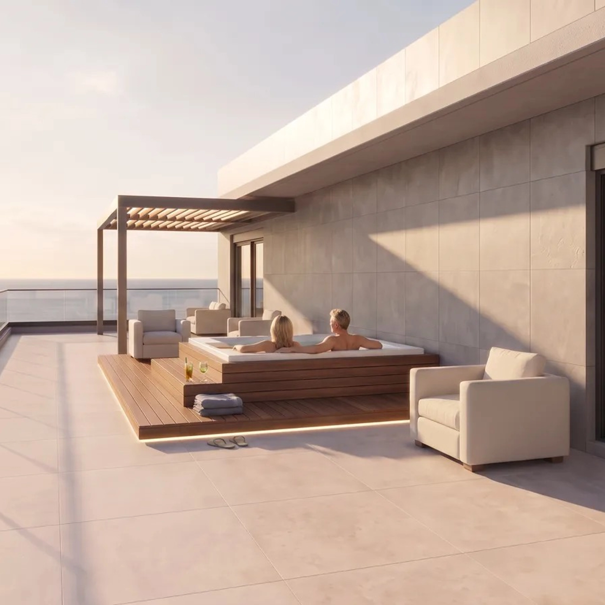 Lägenheter i modern stil i centrala Torrevieja